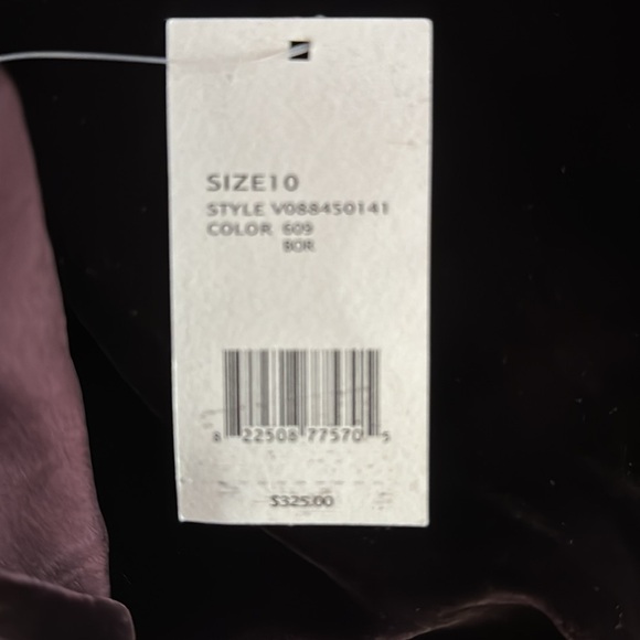 VINCE DRESS SIZE M BORDEAUX COLOR VELVET MATERIAL Brand new - Picture 5 of 5